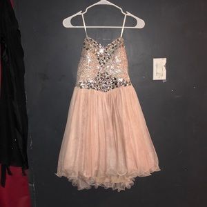 Light pink formal dress